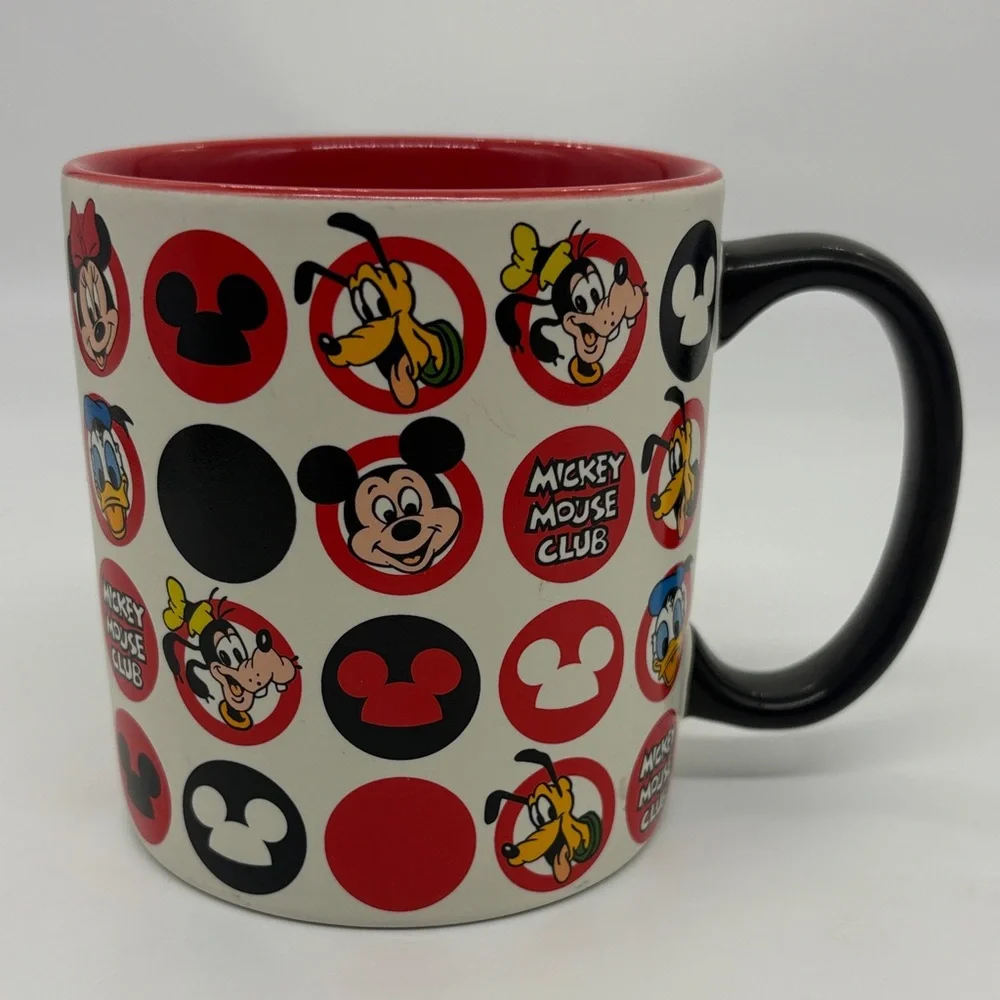 Disney Mickey Mouse Club Red and Black Mug - Picture 3 of 5